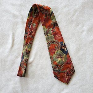 Hugo Boss Men's Floral Silk Tie